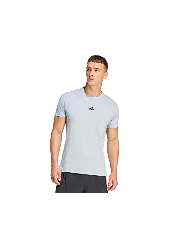 Adidas D4T TEE Erkek Antrenman Tişörtü KA7287 Gri