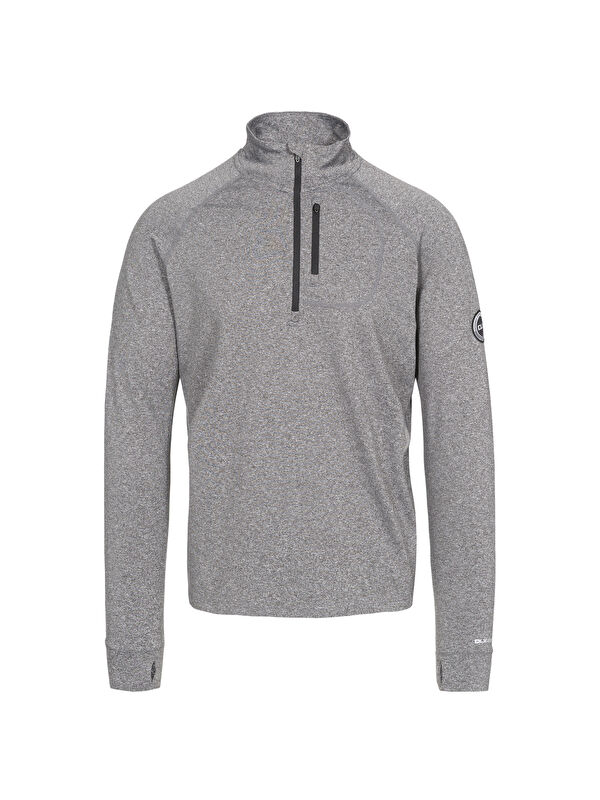 Trespass Nicholas - Dlx Eco Range Top Erkek Gri Sweatshirt