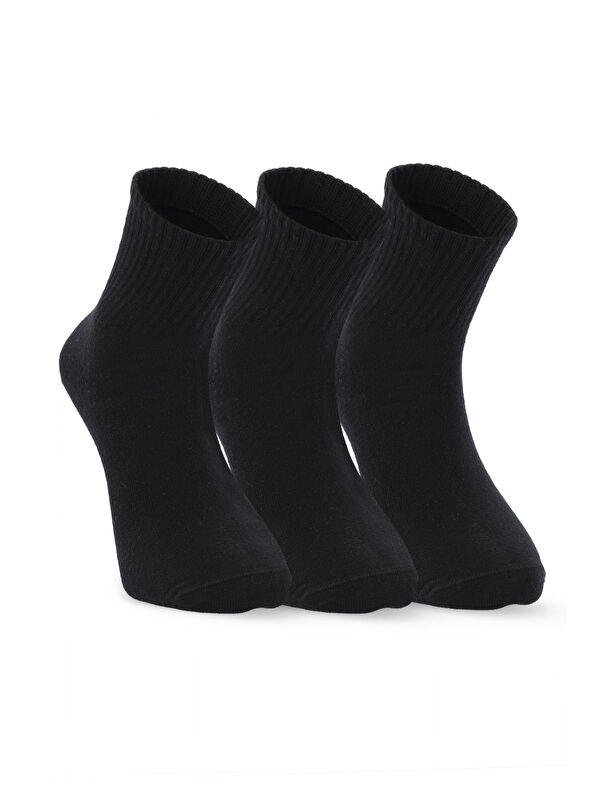 SLAZENGER JUMPY 3 lü Erkek Siyah Çorap