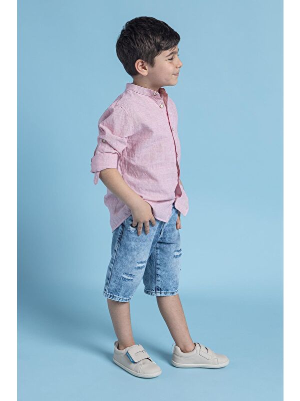 Smart Walker Casual Süper Mat Bej Barefoot Çocuk Ayakkabı - Görsel 5