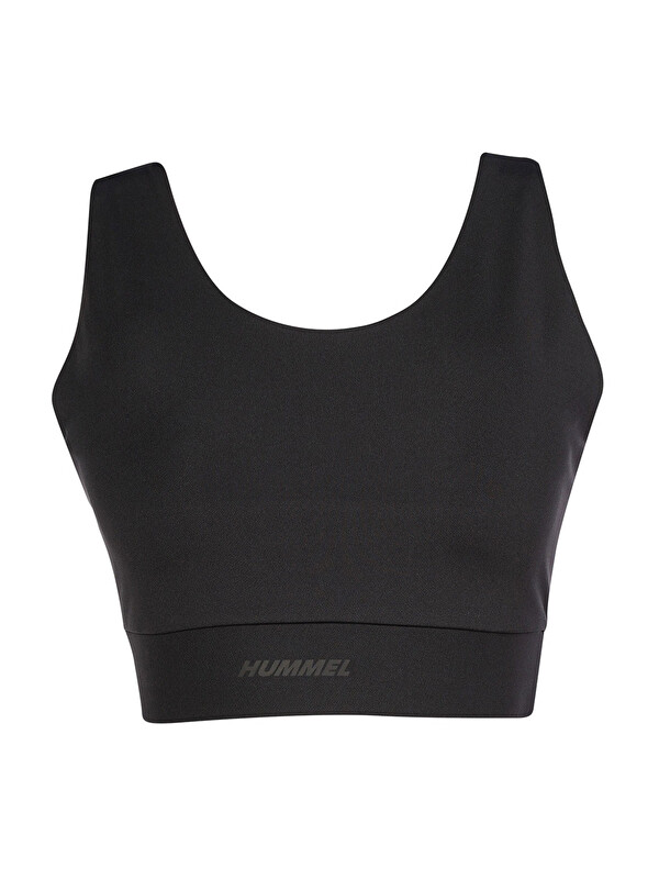 Hummel Bromley Bra Kadın Siyah Bisiklet Yaka Atlet