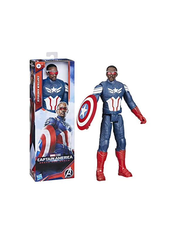 MARVEL Studios Titan Hero Serisi Captain America Aksiyon Figürü 30 Cm F9276