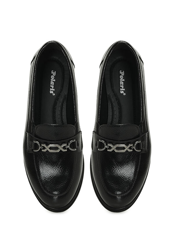 322018R.Z 5PR Siyah Kadın Loafer - Görsel 5