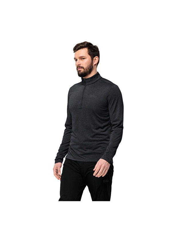 Jack Wolfskin Sky Thermal Hz Erkek Siyah İçlik Üst