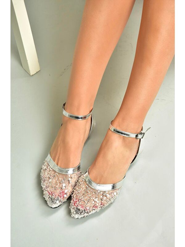 Fox Shoes Gri Fox Shoes Babet Kadın U7265441