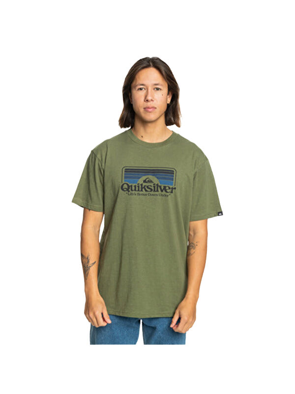 Quiksilver Surf Moe Erkek Beyaz Tişört