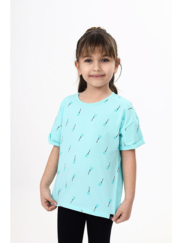 Toontoykids Kız Çocuk Baskılı Tişört