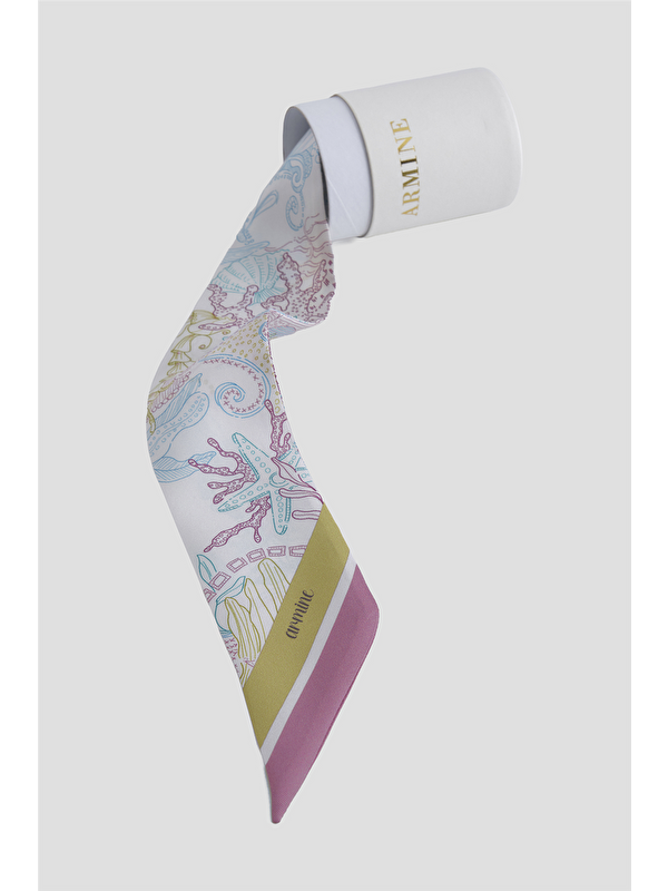 ARMİNE Twilly Desenli Kadın Fular 9545D 53