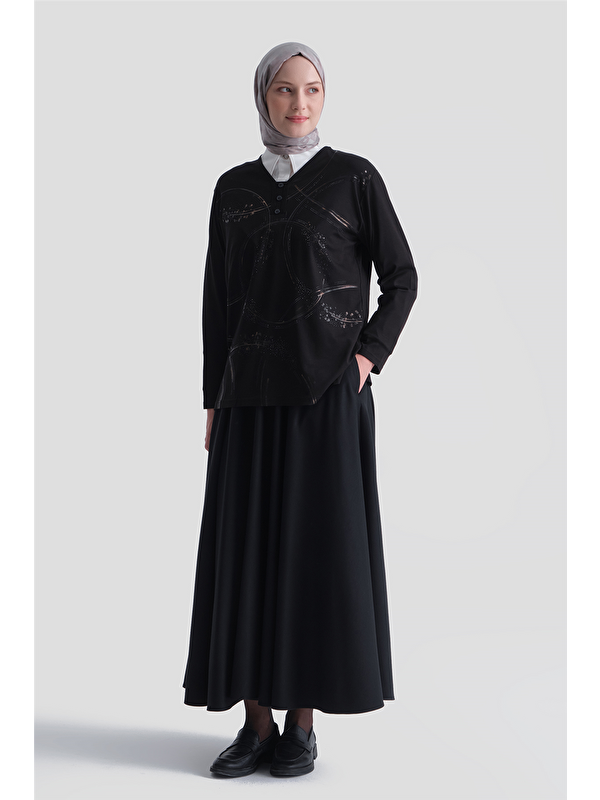ARMİNE Penye Siyah