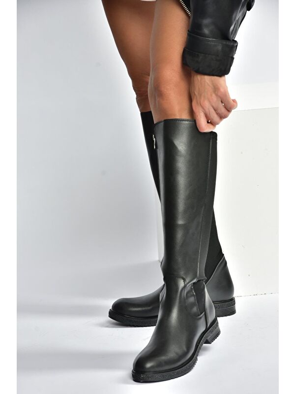 Siyah Kadın Çizme V965010009 - Görsel 4