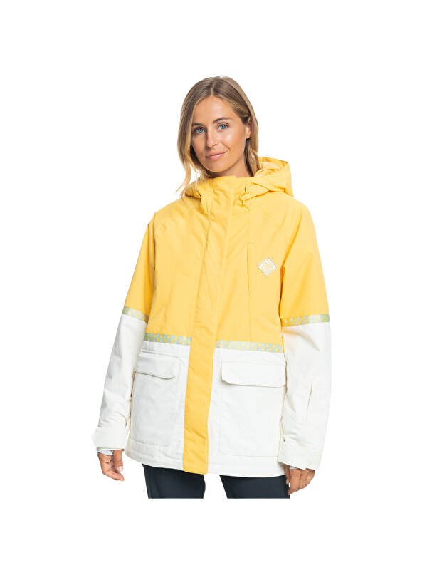 Roxy Ritual Kadın Sarı Snowboard Ceketi