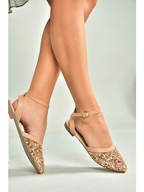 Fox Shoes Gri Fox Shoes Babet Kadın U7265441