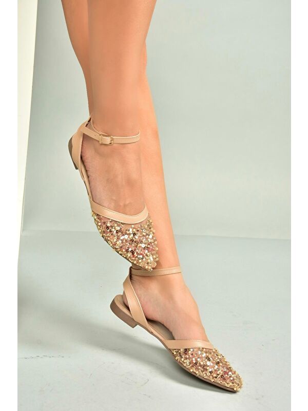 Fox Shoes Gri Fox Shoes Babet Kadın U7265441