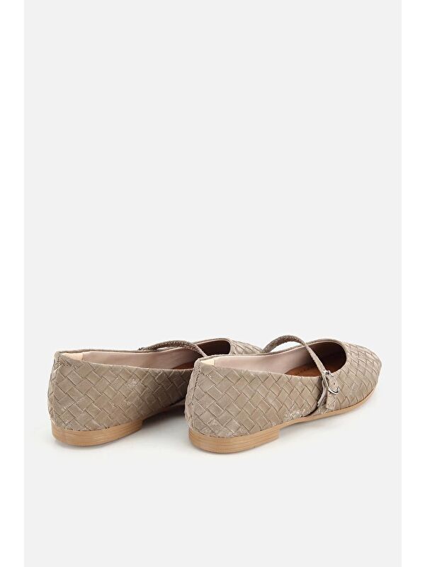 Yaya By Hotiç Siyah Yaya By Hotiç Yaya By Kadın Örgü Detaylı Günlük Düz Tabanlı Babet