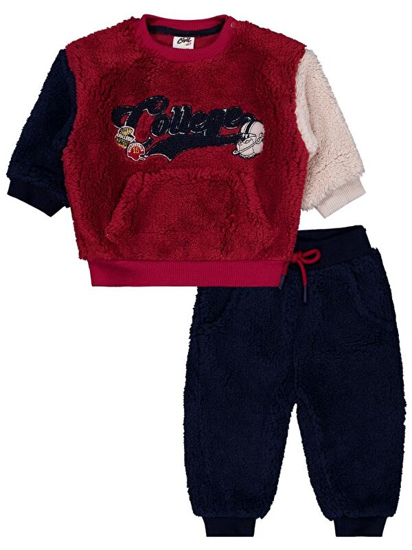 Civil Baby College Nakışlı 6-18 Ay Takım