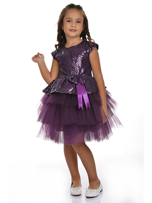Mnk Baby & Kids Pul Payet Tütü Parti Elbisesi MNK0275