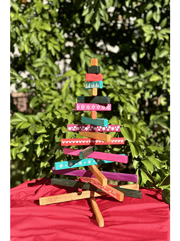 Bag The Joy Leftover - El Yapımı Yılbaşı Ağacı - 54 cm - Renkli