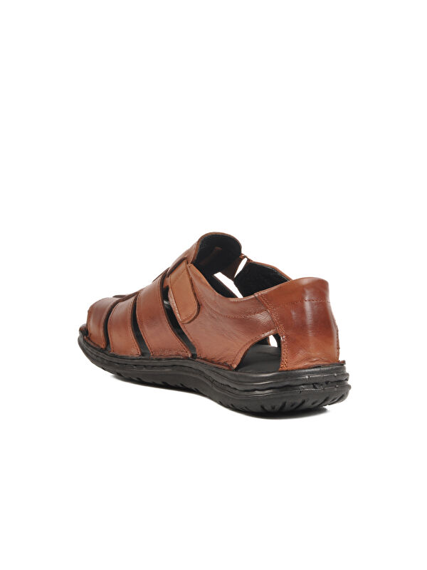 Taba Cırtlı Erkek Sandalet 476424 M - Görsel 5