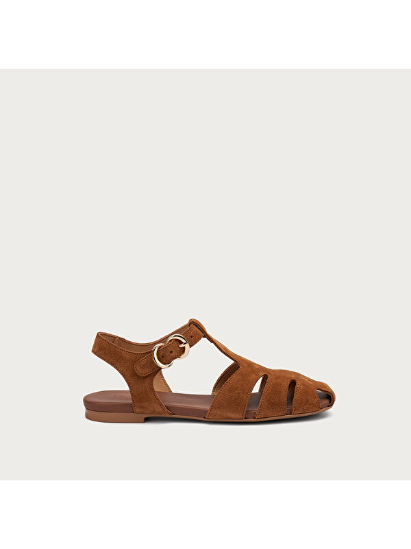 Frau Kadın Sandalet 69F0 SUEDE FISHERMAN SANDALS