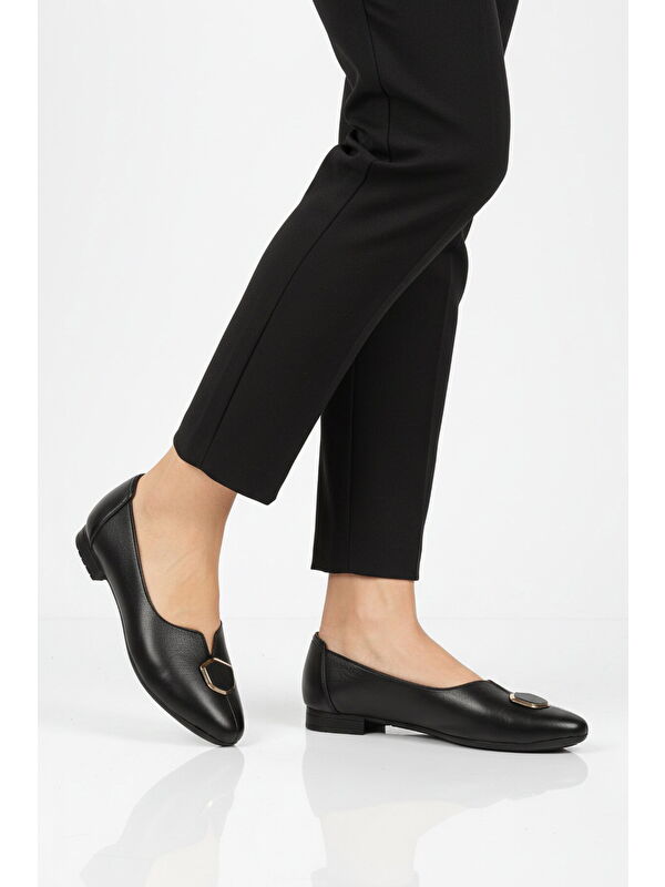 Ayakmod Bej Ayakmod Hakiki Deri Kadın Casual Ayakkabı 618 Z