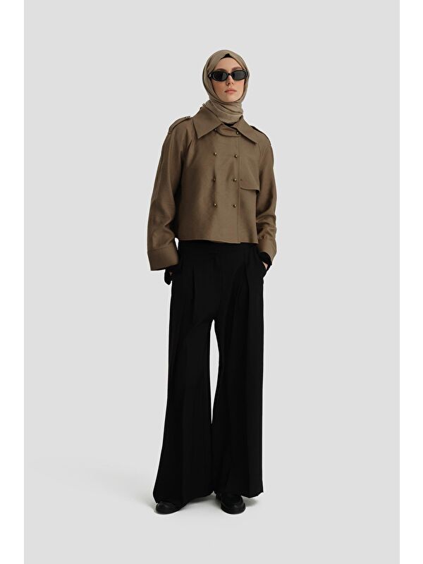 ARMİNE Trench Ceket 24K3604 Haki