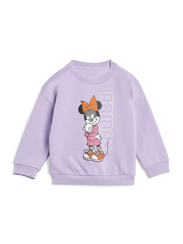 Adidas Minnie Mouse Jogger Bebek Bisiklet Yaka Eşofman Takımı