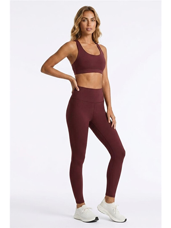 Fashion Friends Çapraz Kemerli Yüksek Bel Bol Paça Tayt 26Y0710K1