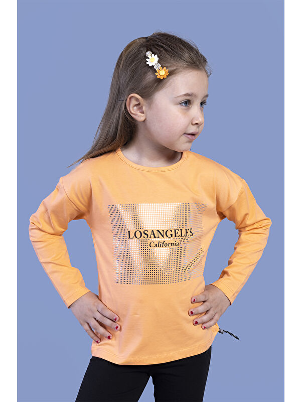 Toontoykids Kız Çocuk Baskılı Tişört