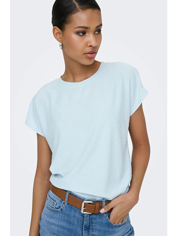Only Onlmolly Relaxed Fit Bisiklet Yaka Kadın T Shirt 15368563
