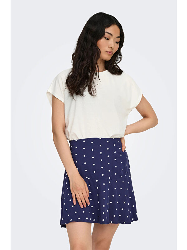 Only Onlmolly Relaxed Fit Bisiklet Yaka Kadın T Shirt 15368563