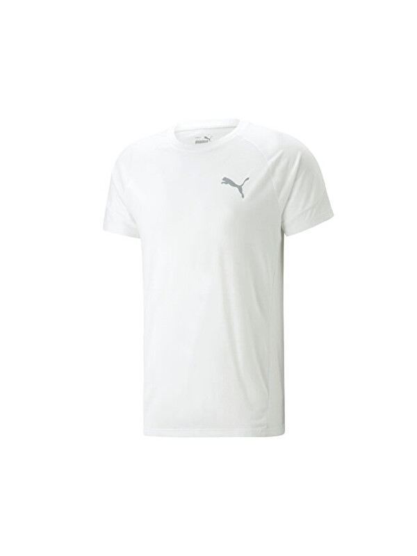 Puma Evostripe Tee Erkek Günlük Tişört 67331102 Beyaz