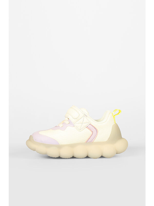 Bread Işıklı Unisex Bebek Bej Spor Ayakkabı - Görsel 3