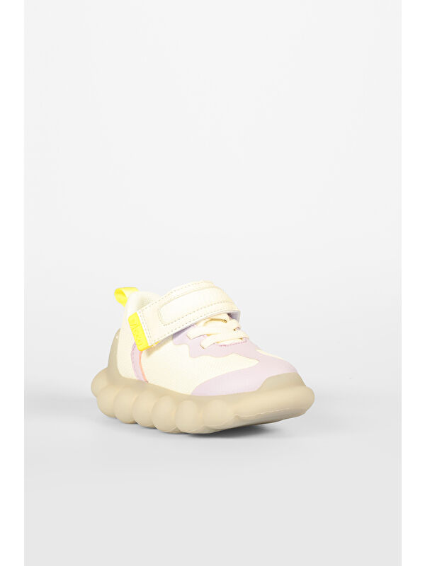 Bread Işıklı Unisex Bebek Bej Spor Ayakkabı - Görsel 4