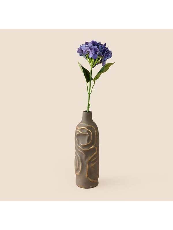 Evidea Deco Ortanca Yapay Dal Çiçek - Mor - 66 cm