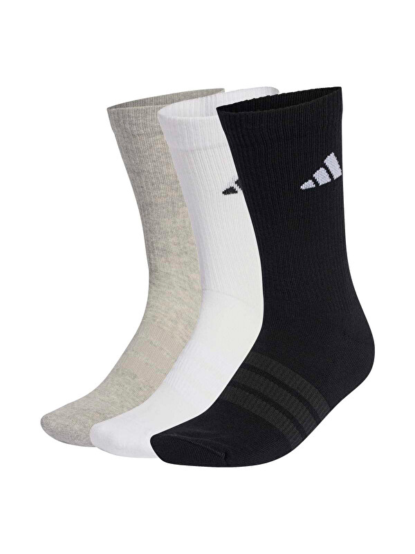 Adidas Cushioned Sportswear 3' lü Siyah Çorap
