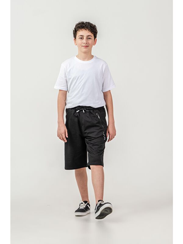 Mışıl Kids Sport Baskılı Cepler Fermuarlı Erkek Çocuk Şort