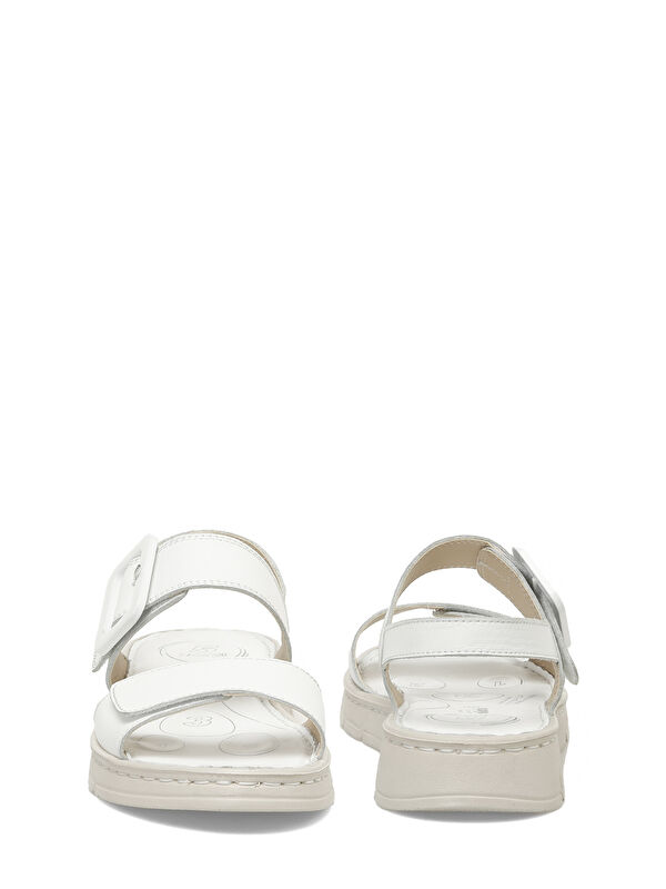 166245.Z5FX Beyaz Kadın Comfort Sandalet - Görsel 6