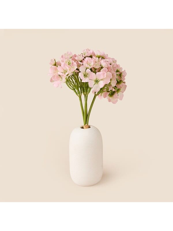 Evidea Deco Ortanca 4'lü Buket Çiçek - Açık Pembe - 31 cm