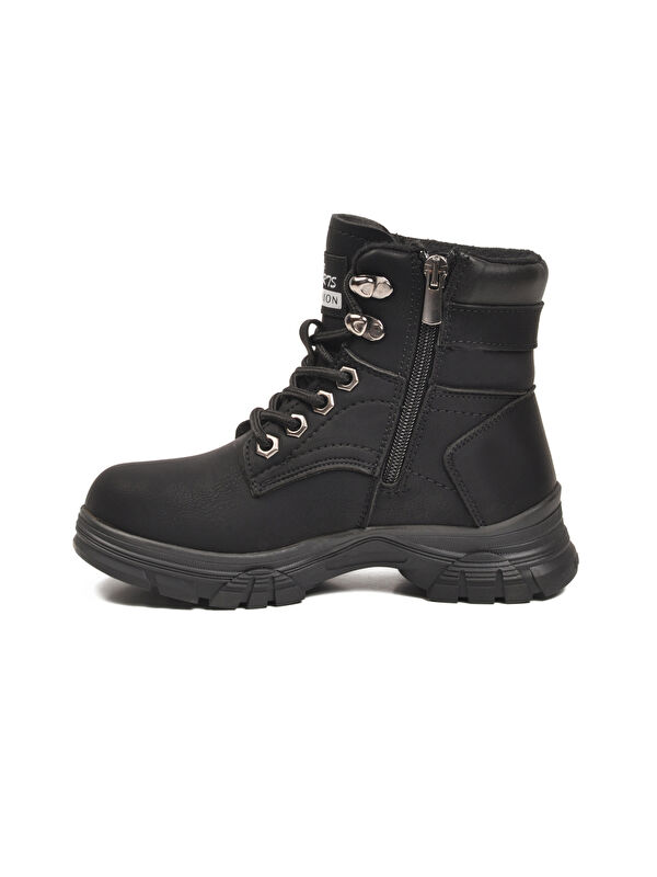 Ayakmod Bej Ayakmod İçi Polarli Kaymaz Taban Unisex Çocuk Bot 24035 F