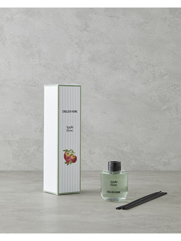 English Home Apple Rose Çubuklu Oda Kokusu 95 ml Şeffaf