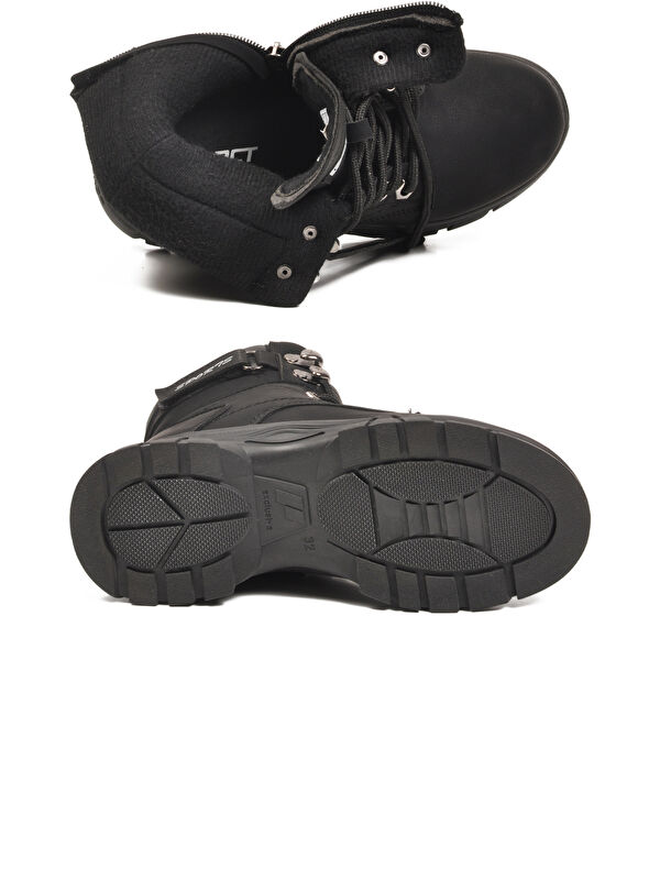 Ayakmod Bej Ayakmod İçi Polarli Kaymaz Taban Unisex Çocuk Bot 24035 F