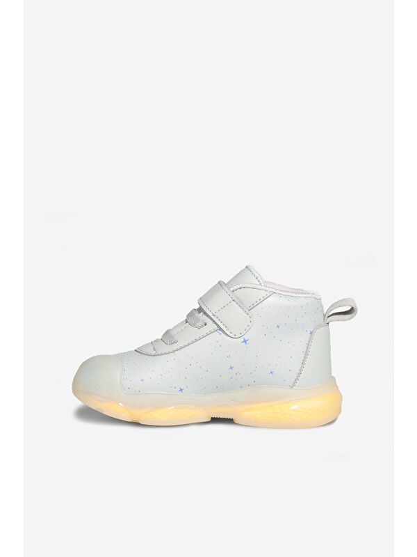 Geminis Işıklı Erkek Bebek Gri Bot - Görsel 3