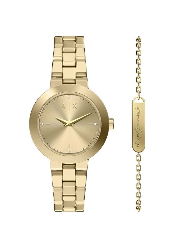 Armani Exchange AX7177SET Kadın Kol Saati ve Bileklik Seti