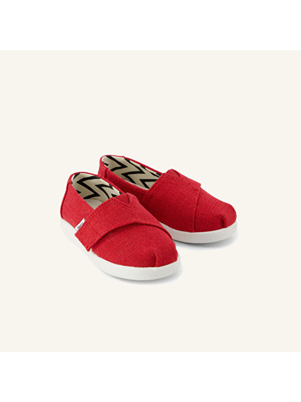 Toms Kırmızı Toms Espadril Kız Çocuk Babet
