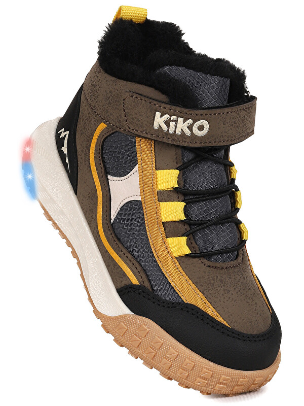 Kiko Kids Rope Işıklı Cırtlı Erkek Çocuk Spor Bot Ayakkabı