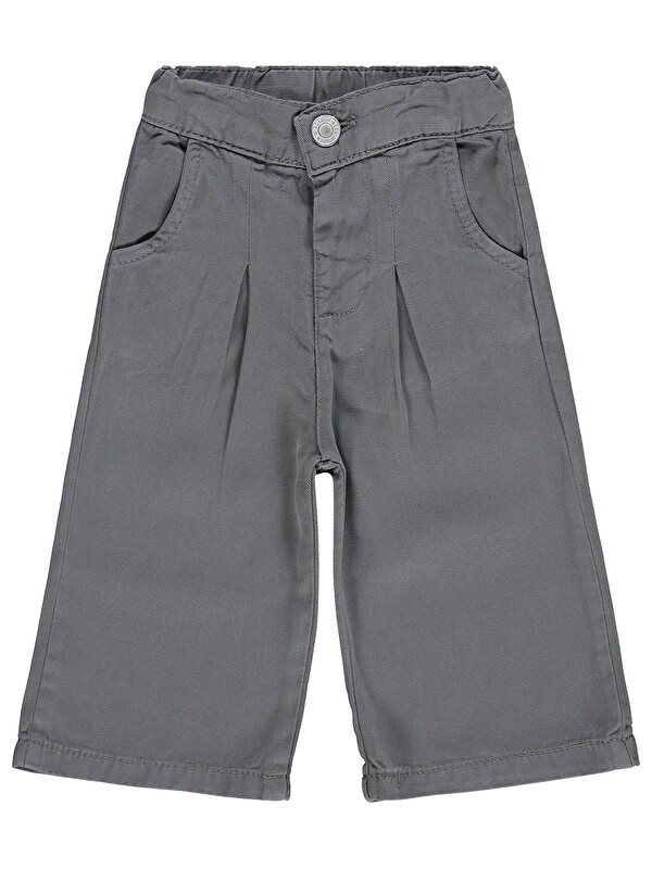 Civil Baby Pileli Lyocell 6-18 Ay Pantolon Jean - Gri