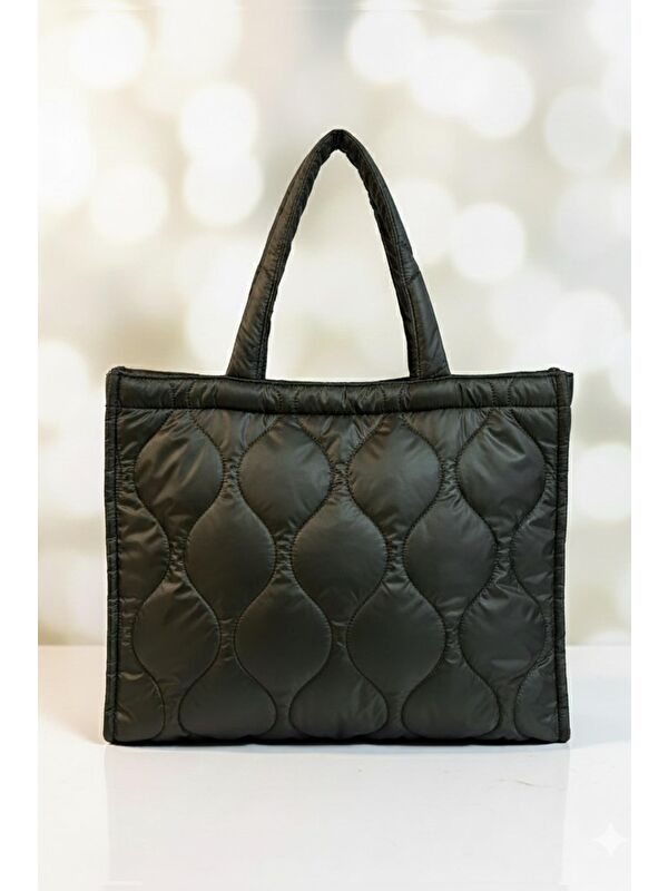 Bagg Yeşil Kapitone Çanta - Puffer Bag