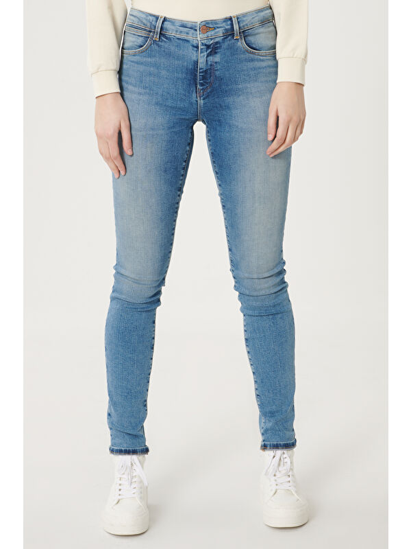 Wrangler Skinny Fit Denim Esnek Jean Jean Pantolon