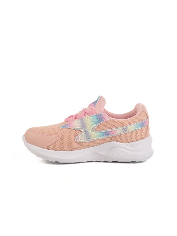 Pembe Fileli Hafifi Esnek Kız Çocuk Spor Ayakkabı Archway P - Görsel 3