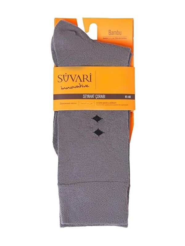 Süvari Antrasit Bambu Soket Çorap